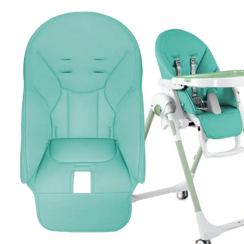 Cuscino del sedile per Peg perego Siesta Zero 3 coprisedia da pranzo in pelle PU coprisedile morbido per bambini con imbottitura cuscino per seggiolone