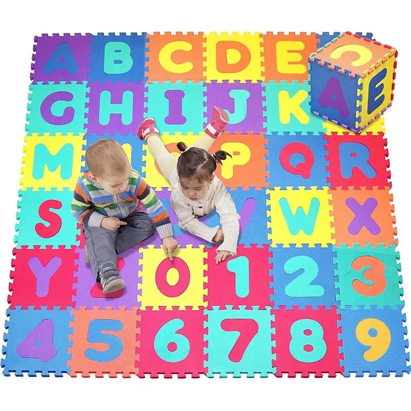 

36pcs Baby Child Mini Number Alphabet Puzzle Foam Maths Educational Toy Gift Soft Mat Puzzle Early Educational Toys for Children