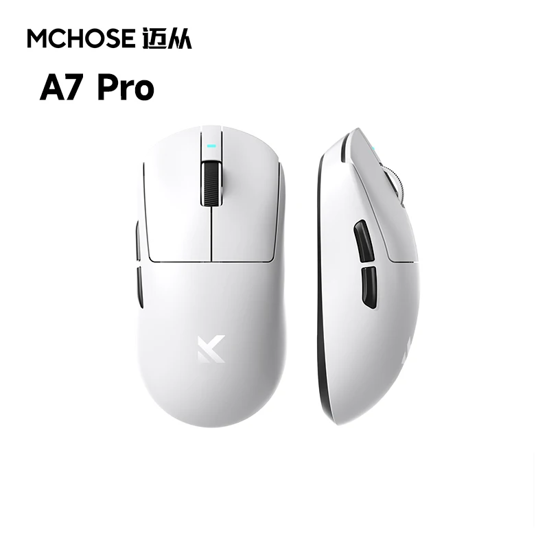 MCHOSE A7 V2 Pro ホワイト new Mchose A7 & A7v2 Advanced Lightweight Wireless Mouse Tri-Mode