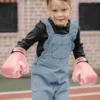 Work Gloves Children's Boxing Punching Kickboxing Sparring Comfortable Thai Wrist Kids Pink Miss 4