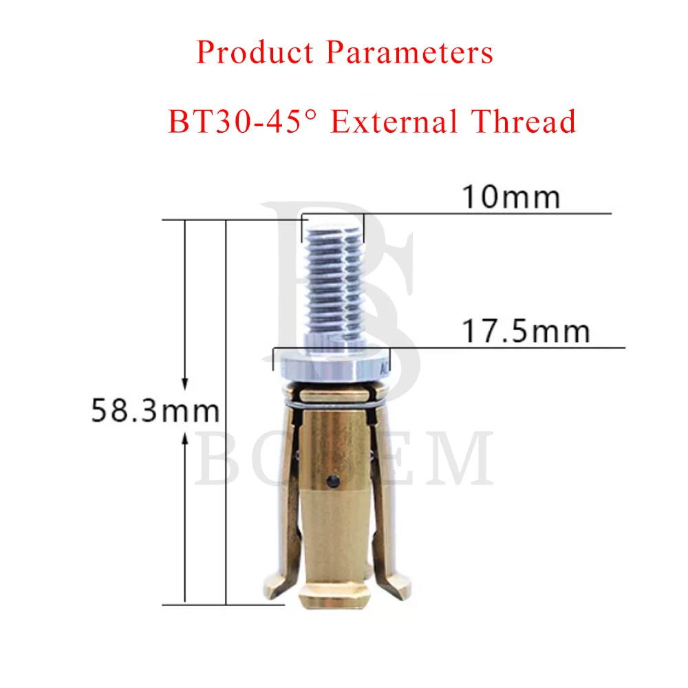 BT30 BT40 BT50 4조 풀 클로 스핀들 클램핑 (중국산)