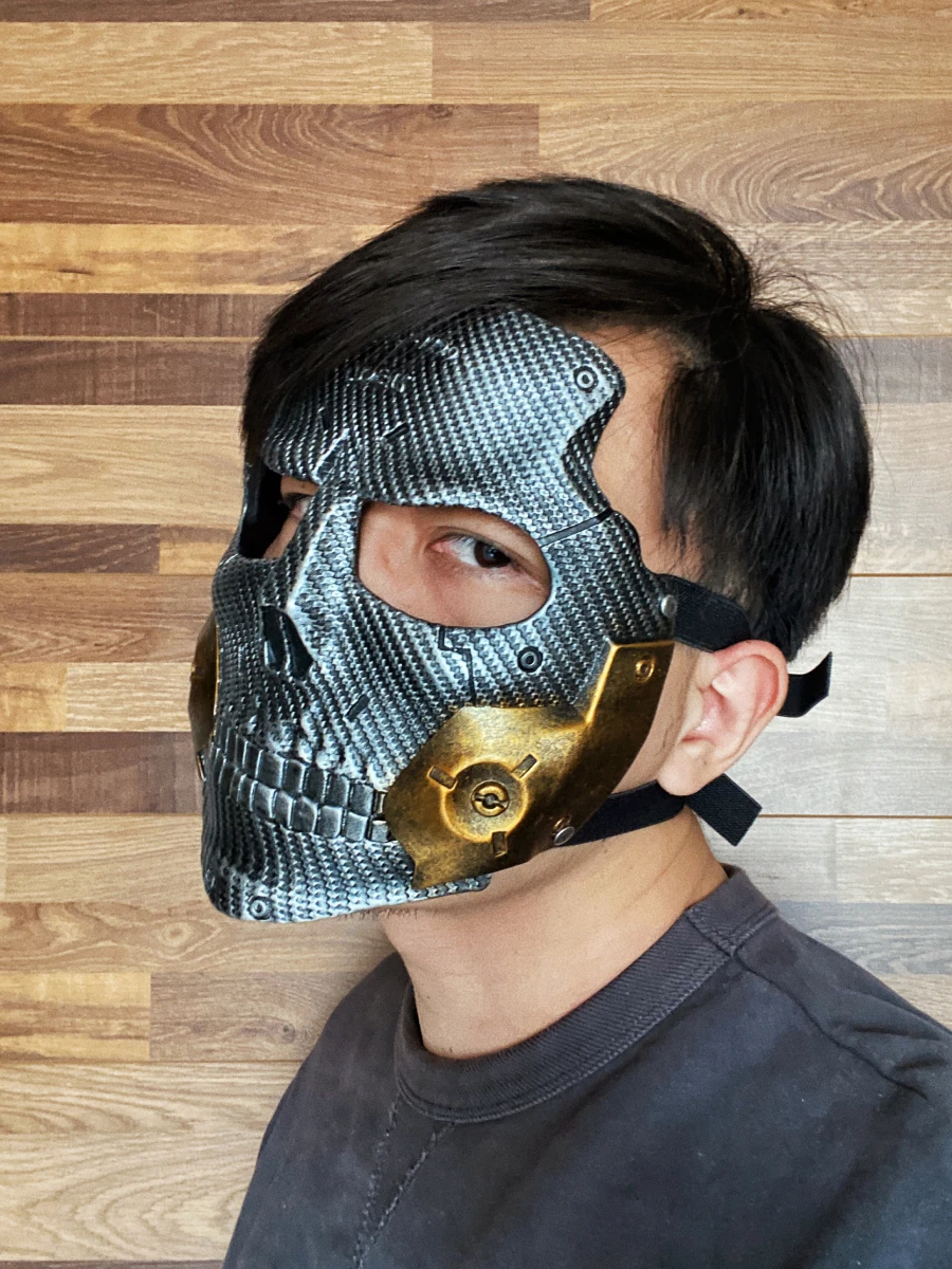 Death Stranding Mask Stranding Die-Hardman lutens Mask maschere in resina  Cosplay puntelli per feste di Halloween - AliExpress