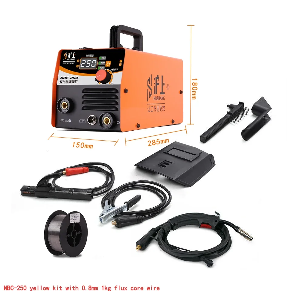 MINI Digital Gasless Mag Welder MMA Welding Machine Flux Core Wire Soldadora Poste A Souder Mig Mesin Las Mig-250 Without Gas 6
