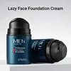 50g Professional Lazy Face Foundation Cream Men Revitalizing Full Coverage Waterproof Makeup Base Brighten Cover Dark Circles 1
