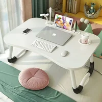 Table Pliante pour Ordinateur Portable – Bureau d’Étude Compact pour Lit ou Dortoir 6