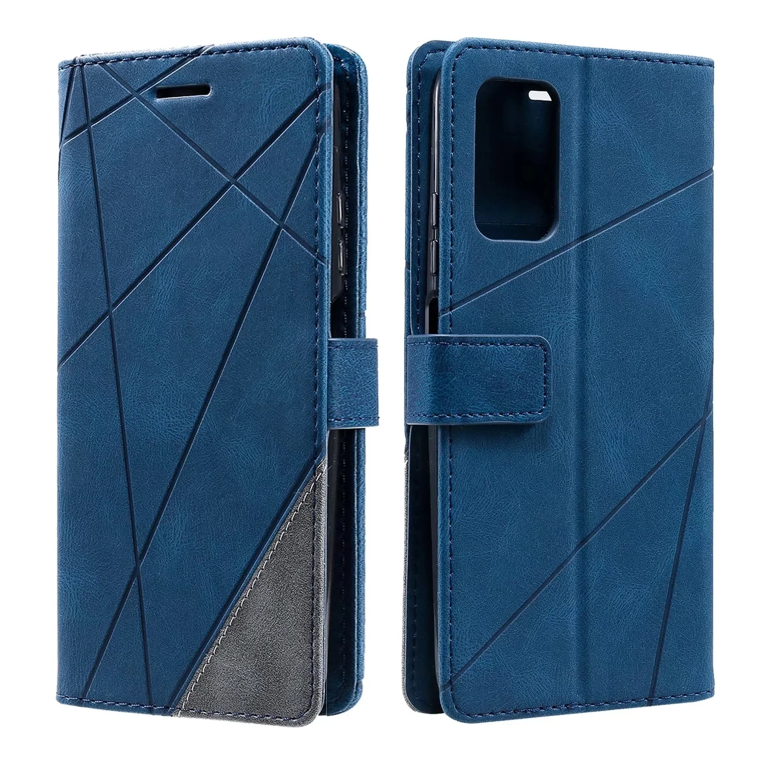 Leather Flip Case with Wallet Card Slot & Magnetic Closure