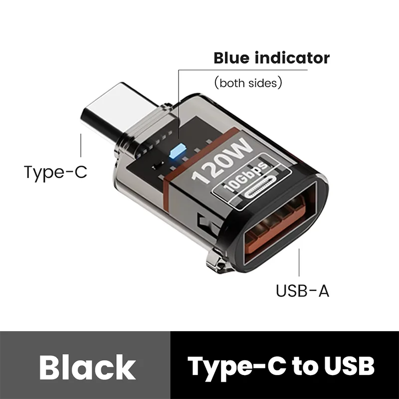ตัวเลือกสินค้า อะแดปเตอร์ USB-C 3.2 120W สำหรับ iPhone 15/16 และ Samsung