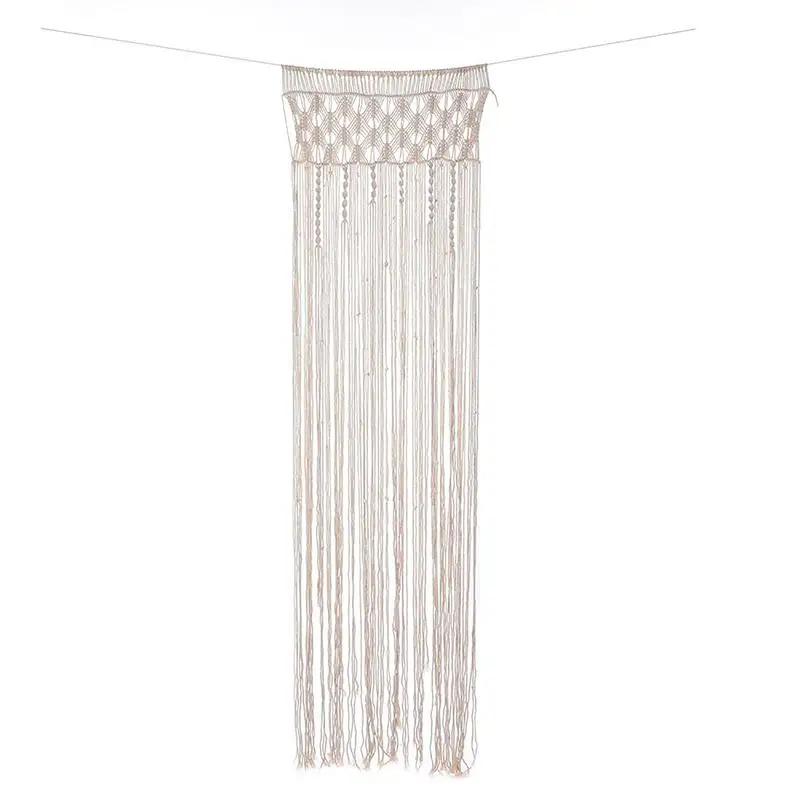 Macrame Panel Curtain Doorway Window Curtains Wedding Backdrop Tapestry