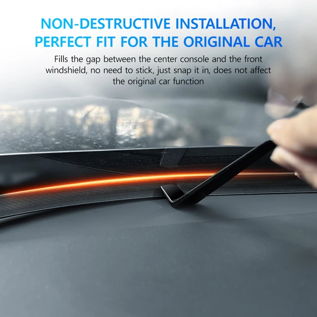 Soundproof Silicone Dashboard Seal Strip for BYD Atto 3 Tang EV Han EV Seal Dolphin Dustproof Noise Reduction Rattle Prevention 2