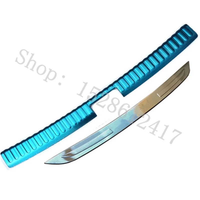 

for Volkswagen Tiguan 2010-2016 Stainless Steel Accessories Rear Bumper Protector Sill Trunk Tread Plate Trim Car styling