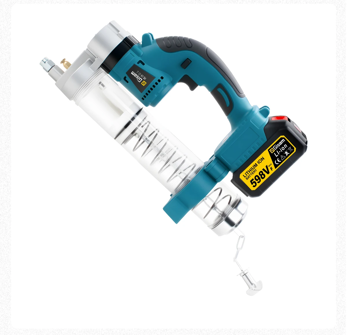 10000PSL Brushless Electric Grease Gun 69Mpa High Pressure Car Lubricating Oil C