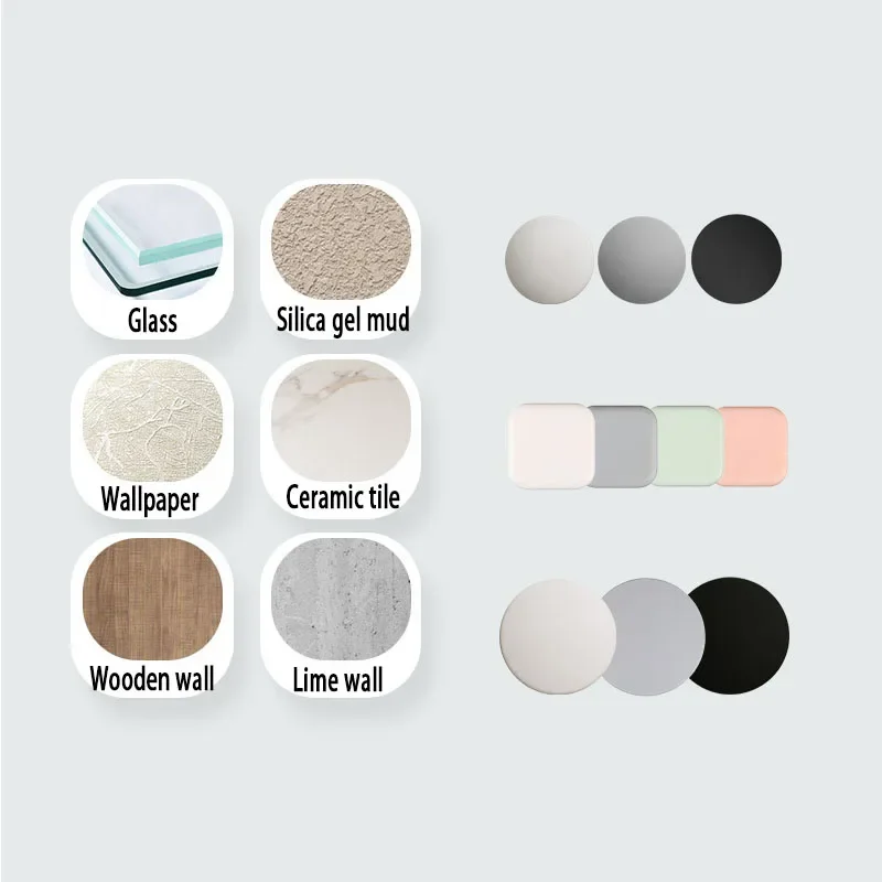 Door Stopper Silicone Handle Bumpers Self Adhesive Mute Anti-Shock Protection Pad Wall Protector