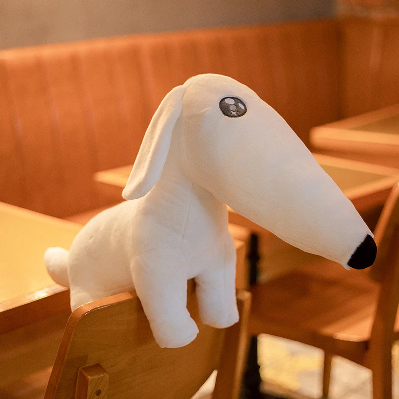 40/60cm Popular Long Nose Dog Plush Toys Stuffed Animal Cute Ins Let Me Do It For You Greyhound
