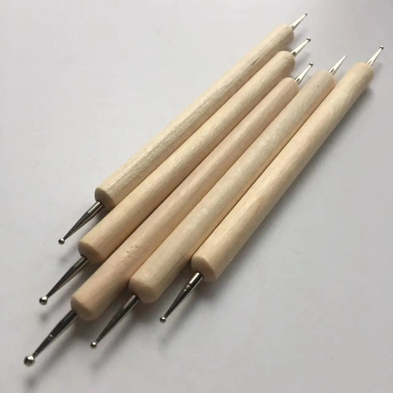 DIY Stainless Steel Polymer Clay Tools Tool Sculpture Tools Toys For Clay Carving Molding Ball Stylus Sticks