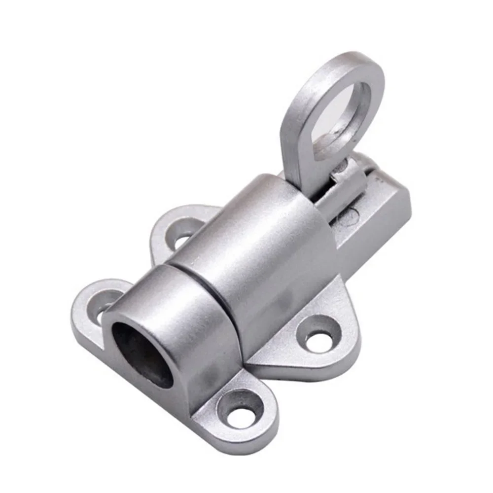 Aluminum Alloy Door Latch Security Automatic Gate Lock Spring Bounce Bolt