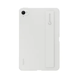 Xiaomi Pad Mini 8.8 Shockproof Carbon Fiber & PU Leather Case for Redmi K Pad (White PU Leather)