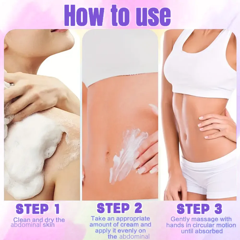 Firming body cream, contains collagen, can tighten the abdomen, thighs and buttocks, has a moisturizing effect 5