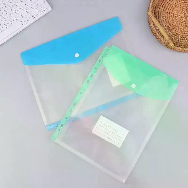 6/12 Pacchi di Cartelle Organizer A4, Cartelle Espandibili in Plastica, Buste per Cartelle, per Scuola, Ufficio, Casa - immagine 2