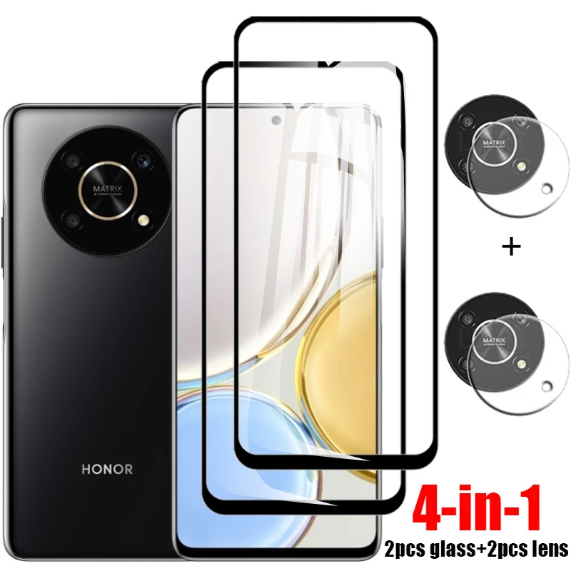 glass + camera film Honor Magic4 Lite protector de pantalla Honor50 Lite screen protector pantalla Huawei Honor 50 Lite cristal templado xonor 50 protector cámara Honor X9 X8|Protectores de pantalla de