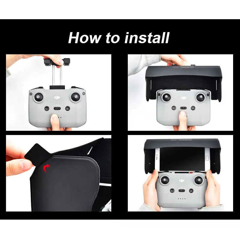 Pare-soleil pour DJI RC N1/N2 - Anti-éblouissement pour Mini 4K