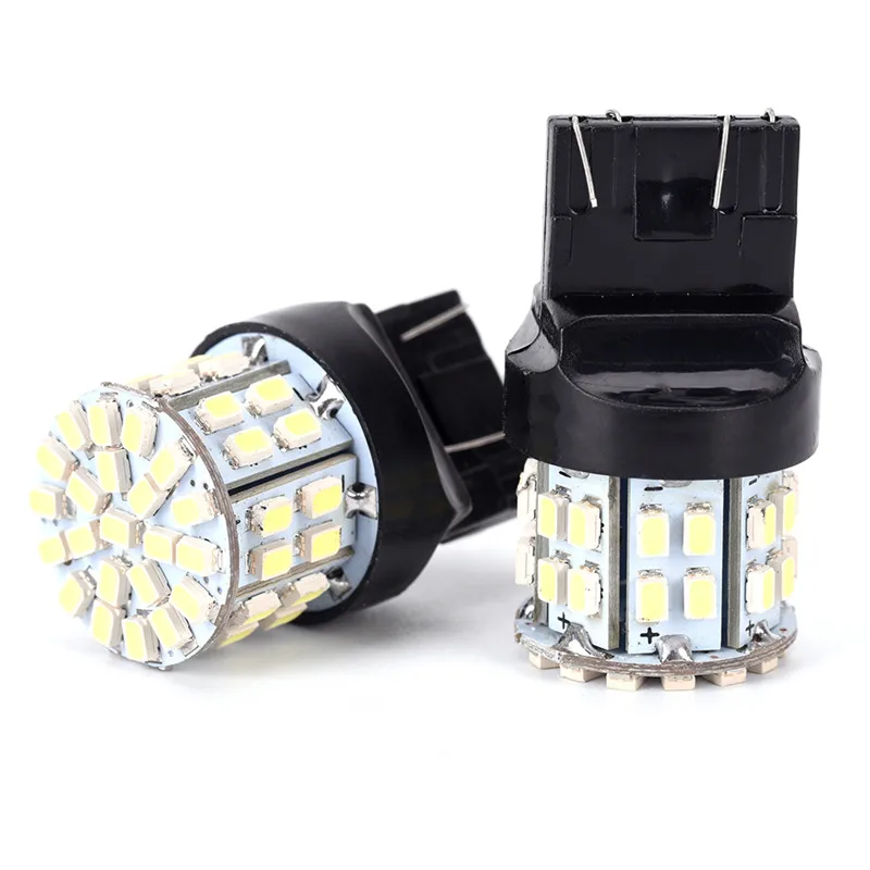 1Pc Super Bright T20 7443 W21/5W 1206 50Smd Car Tail Turn Braket Parking Led Lamp