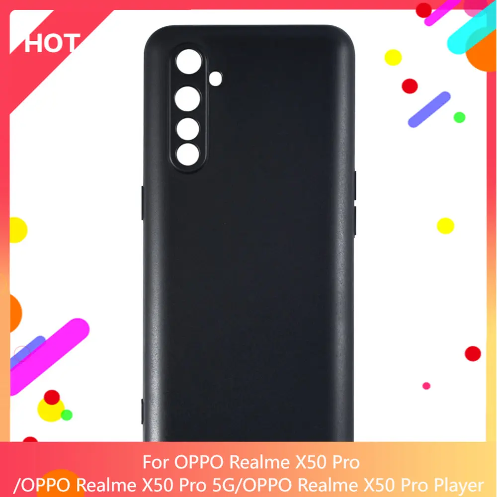 Custodia Realme X50 Pro Cover Posteriore In Silicone Morbido Opaco Tpu Per Oppo Realme X50 Pro 5G X50 Pro Custodia Per Telefono Lettore Sottile Antiur