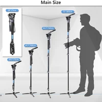 Monopod for Camera Tripod Professional Dslr Camera Monopod 360 Panorama Fluid Head Mobile Phone Flexible Mini Tripod Stand LF70T - Image 6