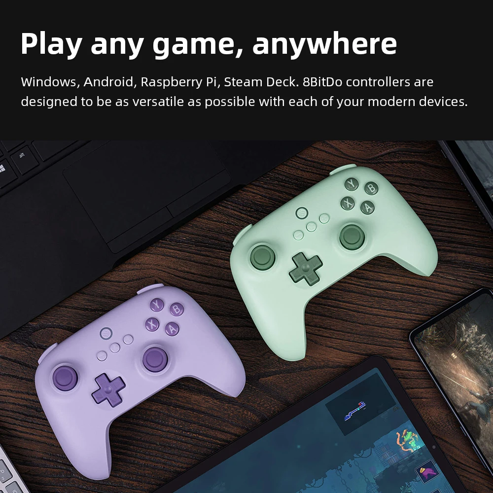 8BitDo Ƽ C  2.4G  Ʈѷ, PC,  10, 11,  PC,  , ȵ̵