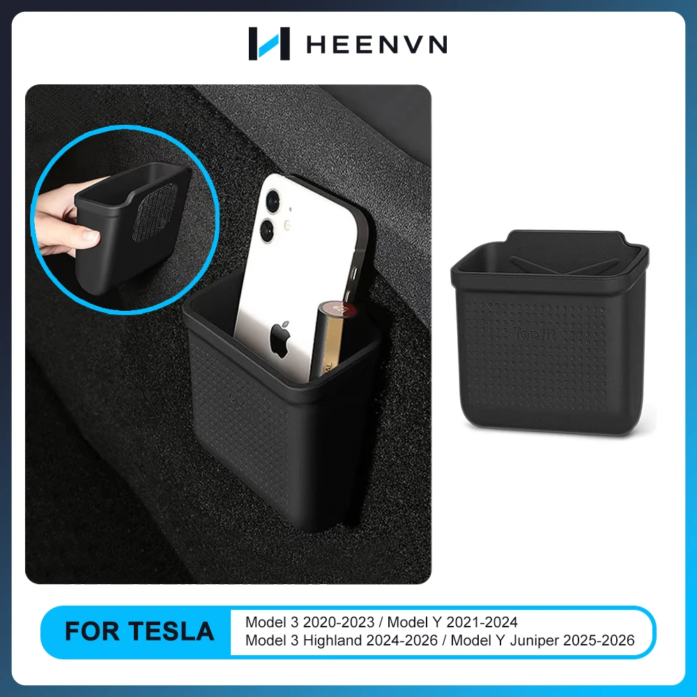 Silicone Hidden Car Storage Organizer Tray and Coin Holder