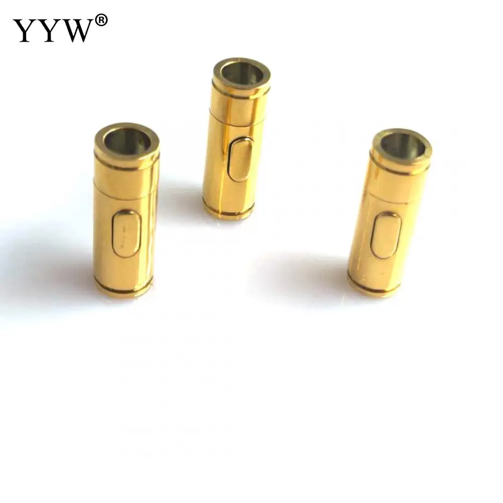 10PCs High Quality Stainless Steel Magnetic Clasps Inner Diameter:Approx 5mm For Diy Jewelry Bangle Connectors Accessories