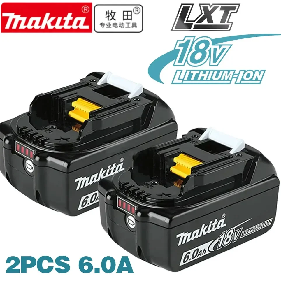 

100% Original Makita 6Ah/5Ah/3Ah for Makita 18V Battery BL1830B BL1850B BL1850 BL1840 BL1860 BL1815 Replacement Lithium Battery