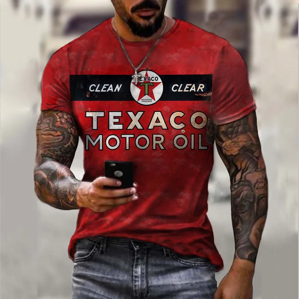 

Summer Vintage Men's T-Shirt Short Sleeve Shirt Fashion Brand Letter Print Men's Women's O-Neck Top Male Oversized Clothing