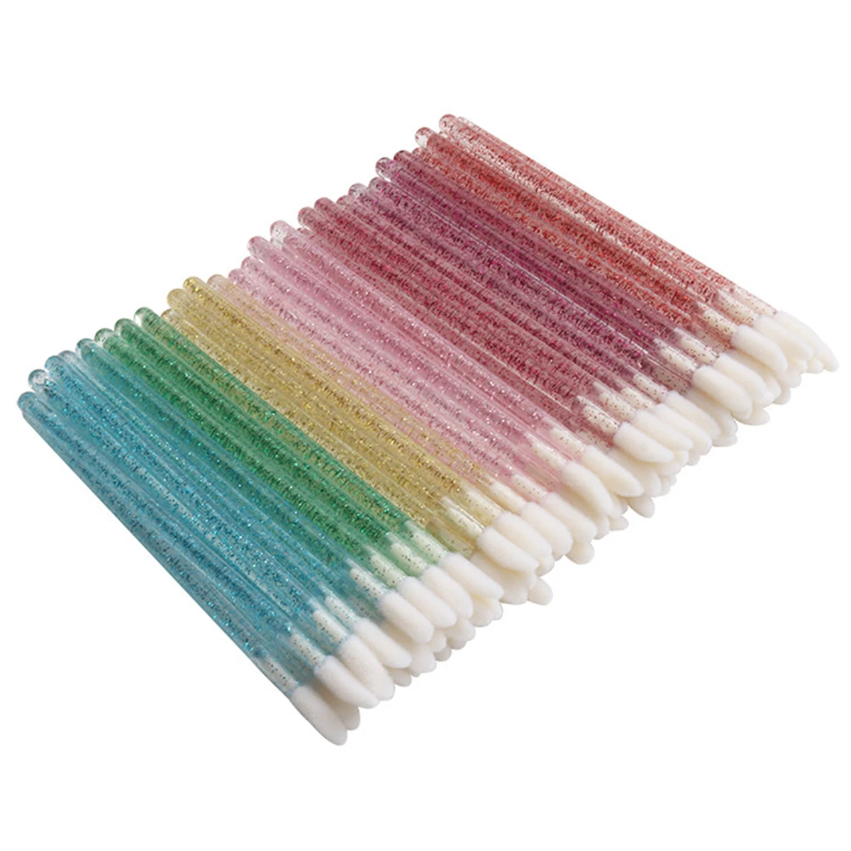 일회용 립 100/300PCS 브러쉬 메이크업 브러쉬 립스틱 애플리케이터 완드 도매 속눈썹 연장 도구 뷰티 액세서리
