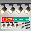 Whole Set 220V Led Track Light Fixture Rail Lighting System 20/40W COB Ceiling Track Lamp For Clothing Shop Living Room Home 1
