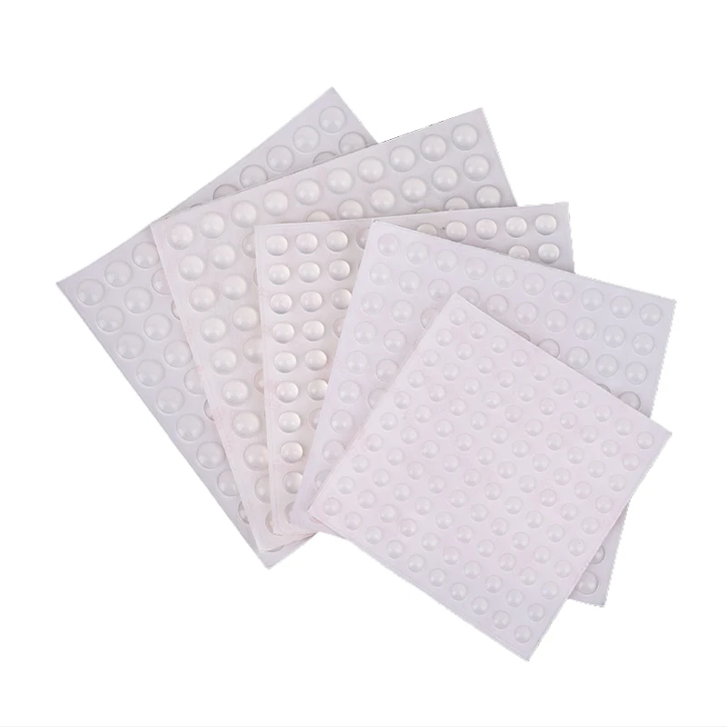 Cushion Protective Pads Self Adhesive Door Stopper Rubber Damper Buffer Cabinet Bumpers Silicone Furniture Pads 100PCS
