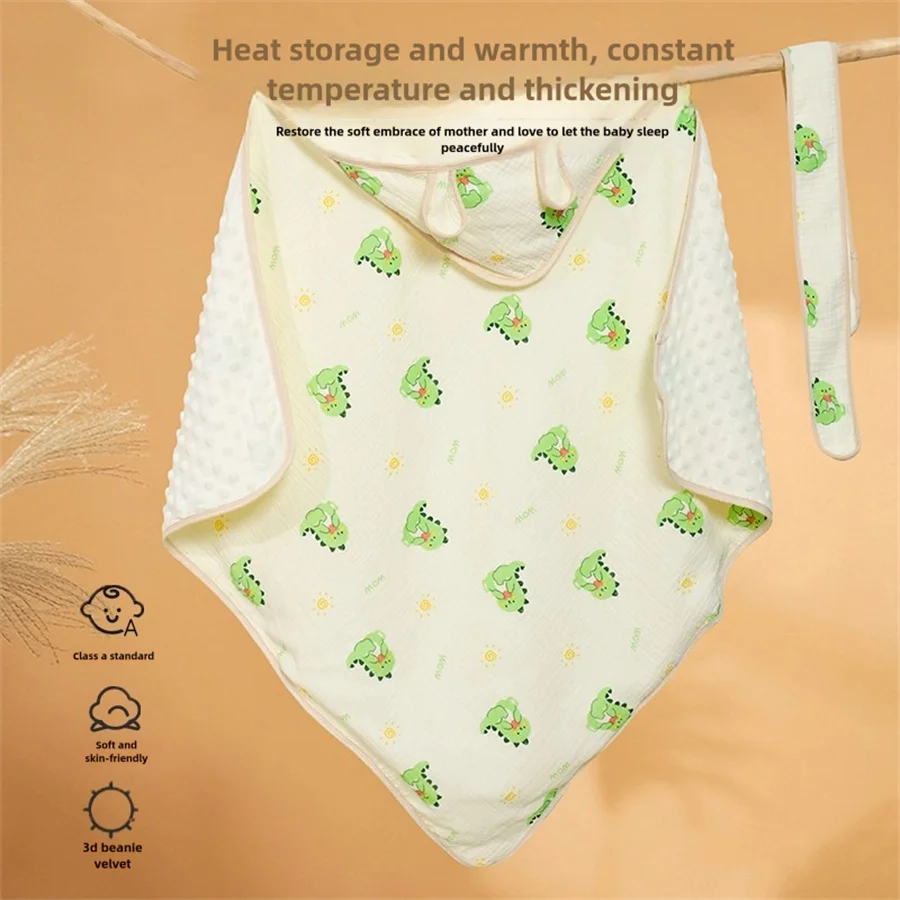 Ultra Soft Warm Cozy Fleece Toddler,Fluffy Infant or Newborn Receiving Wrap Swaddle ,Wraps bag for Infant 0-6 Month 5