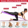 3pcs set High Intensity Resistance Bands Exercise Straps Elastic Band for Women'S or Men'S Sports Yoga Pilates Strength Training 4