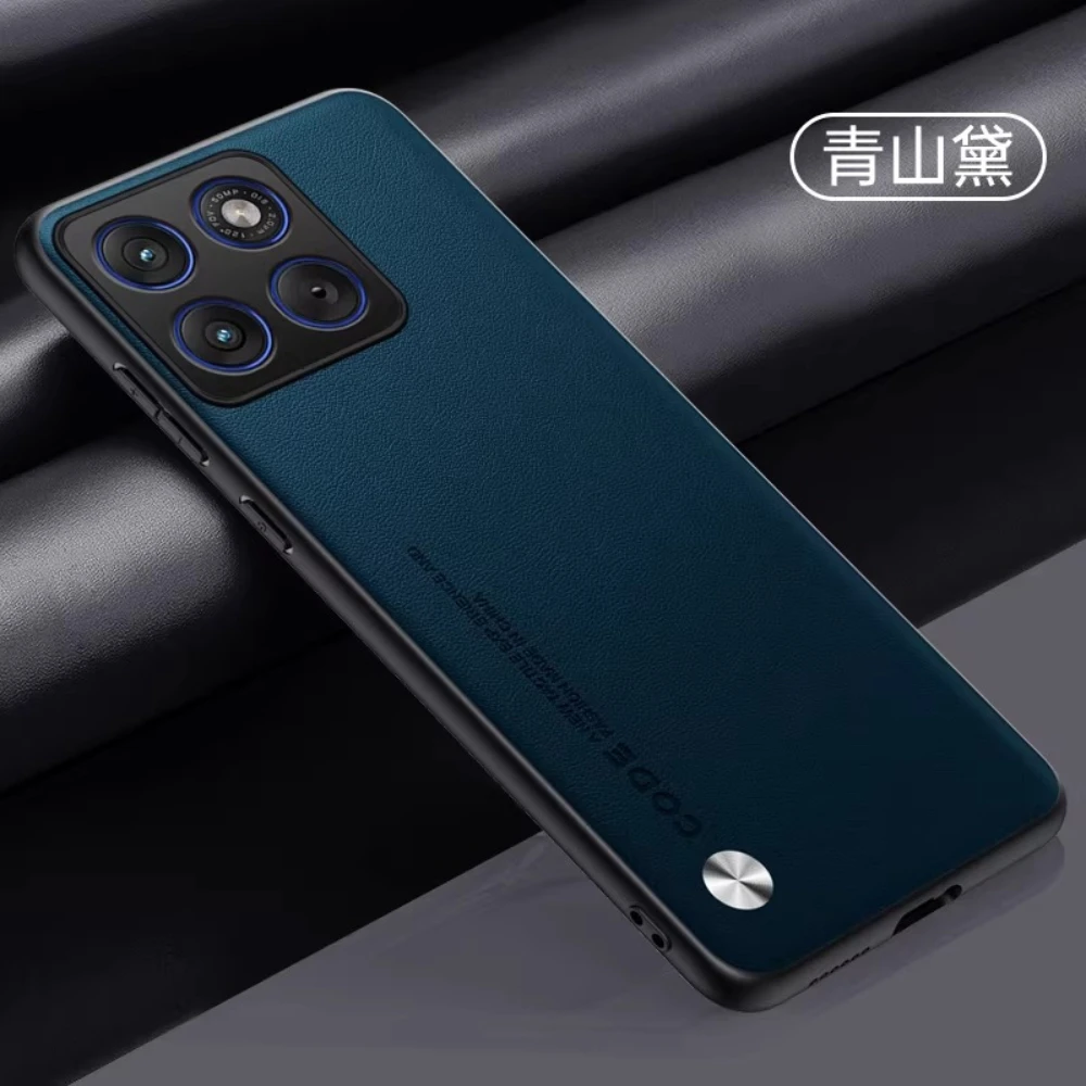 Elegant Hard Matte Leather Non-slip Business Case – Fashion Shell for Motorola Signature Edge