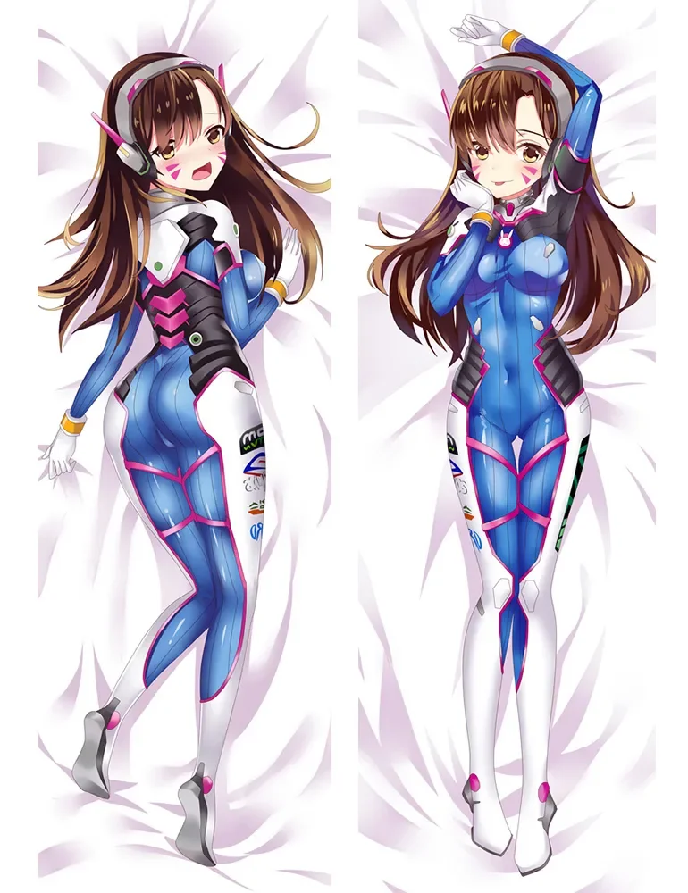 

Dva Dakimakura Cartoon Game Character Hugging Body Pillow Case Anime Cushion Cover Customize 59" Hugging Body Pillow Cover