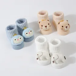 Adorable Cartoon Animal Baby Socks Set - Breathable Cotton Newborn Accessories - 0 - 6M (5)