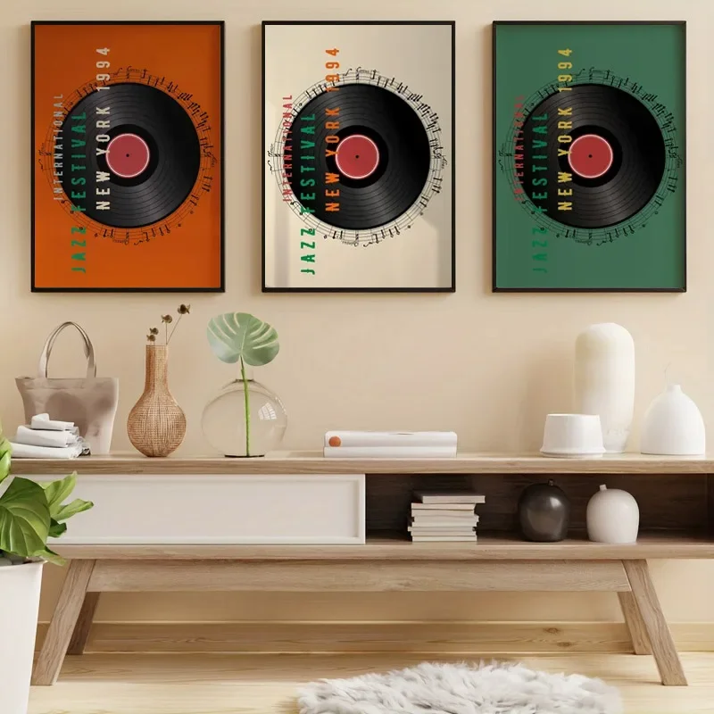 Poster Vintage Musica Jazz - Decorazione Parete 60x90 Cm Per Camera, Soggiorno E Ufficio - Foto 4