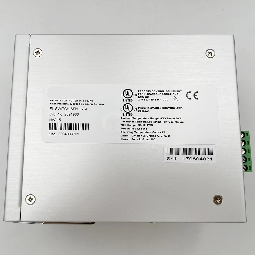 2891933 For Phoenix Industrial Ethernet Switch - FL SWITCH SFN 16TX 6 2891933 For Phoenix Industrial Ethernet Switch - FL SWITCH SFN 16TX - Image 4