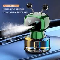 Car Air Freshener AI Smart Robot Rechargeable Fragrance Auto Diffuser Air Freshener Aromatherapy Perfume Universal Accessories