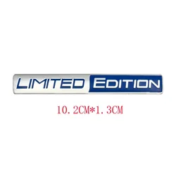 Black Limited Edition 3D Metal Racing Sport Emblem Badge - Sleek and Stylish Car or Motorcycle Accessory Sticker (LIMITED C design)