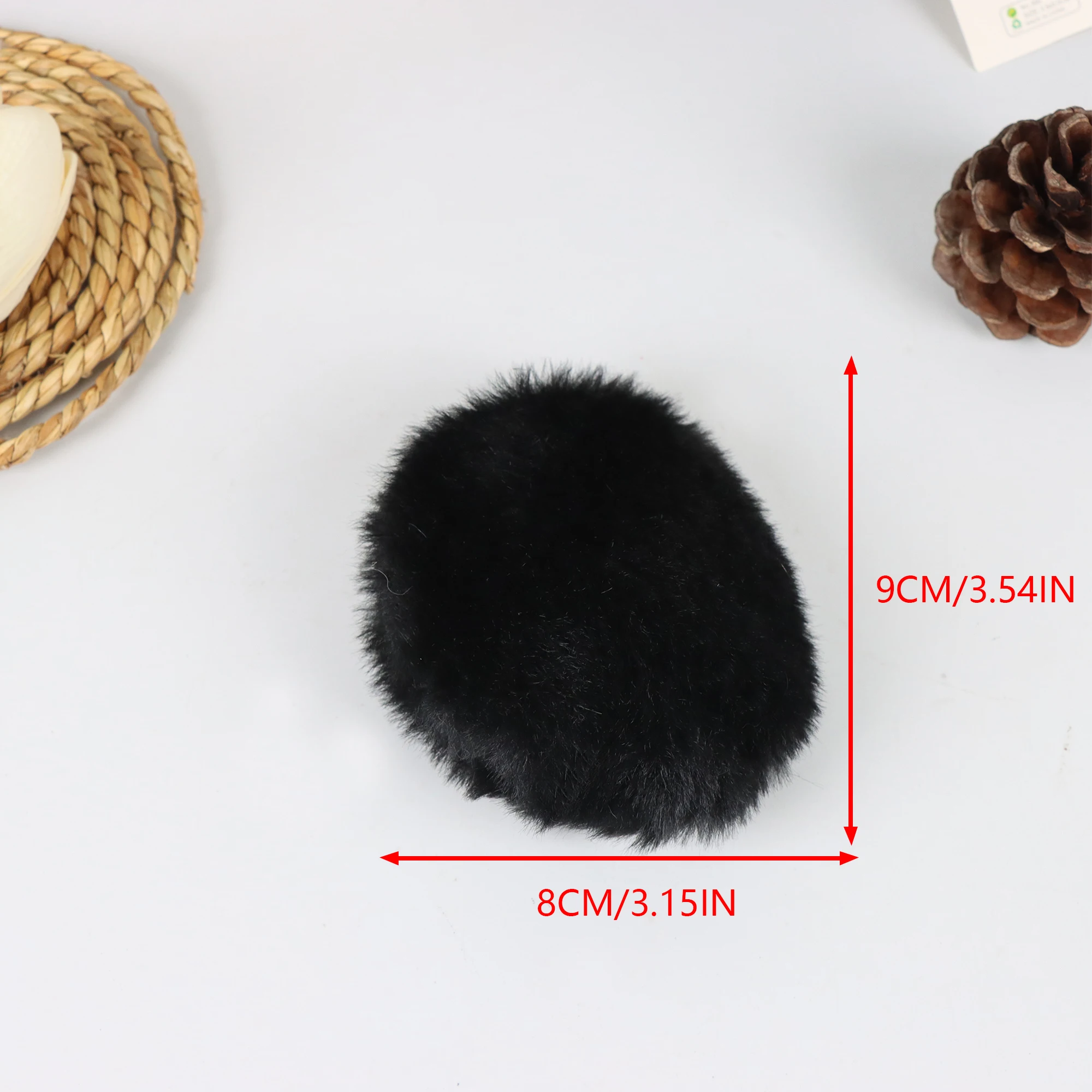 Warm Earmuffs, Fur Earmuffs, Unisex Outdoor, Without Ear Warmers, Winter, Windproof, Christmas Gifts
