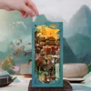 CUTEBEE Antiquity Book Nook Chinese Style Doll House Kit with Touch Light Dust Cover 3D Puzzle Toy Gift Ideas Su Dongpo's Life 4
