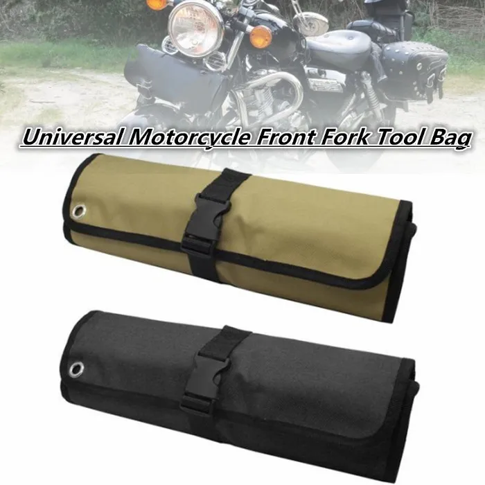 Motorcycle Roll Tool Bag Large Wrench Roll Up Portable Pouch Bag Or