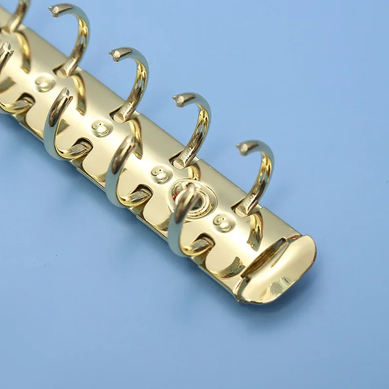 Premium Six-Hole Metal Binding Clip for Loose-Leaf Notebooks and Office Binders
