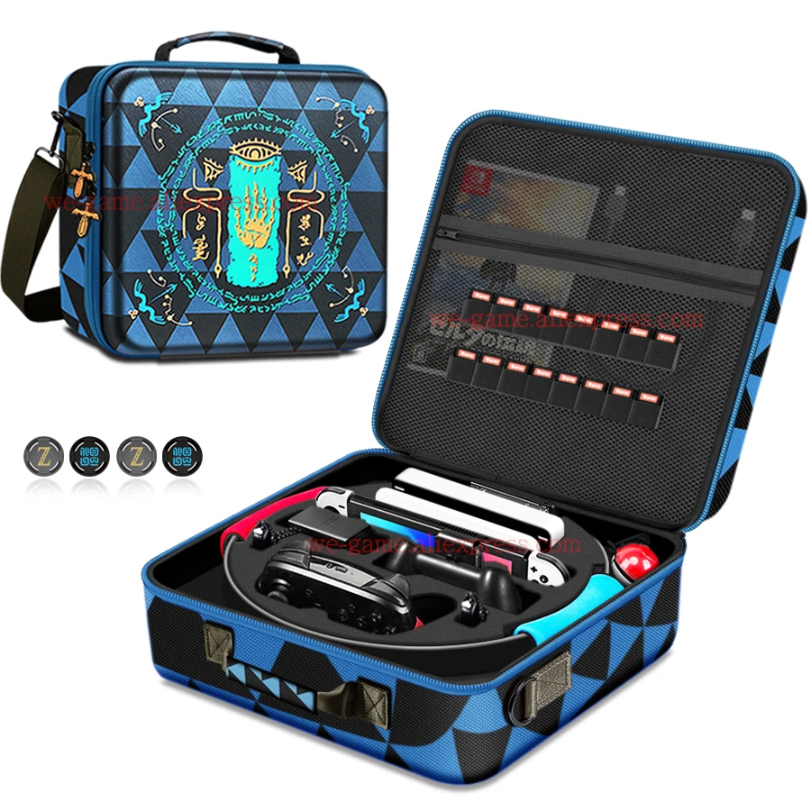 Custodia Per Il Trasporto Custodia Protettiva Per Borsa Di Grande Capacità Per Nintendo Switch Oled Fitness Ring Adventure Game Accessories