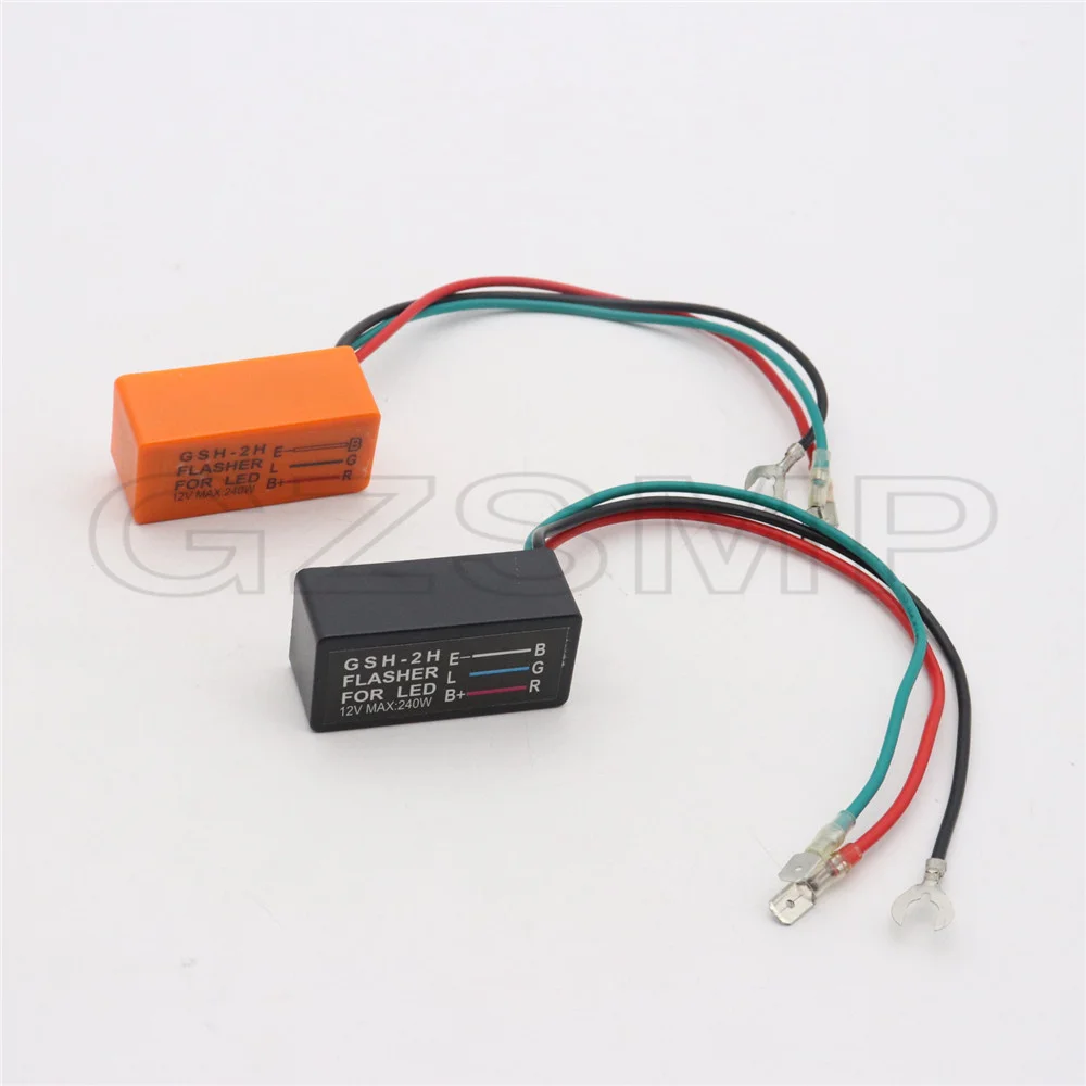 Motorcycle LED Lights Motorcycle Accessories Universal Motorcycle Turn Signal LED Light Flasher Blinker Relay 3 Pin 12V fit For Honda Kawasaki